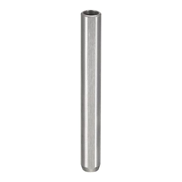 uxcell M4 Female Thread Dowel Pin, Chamfer, Flat Exhaust Groove, Cylindrical Pin, Bed, Bookcase, Metal Equipment, Industrial Pin, 0.2 x 2.0 inches (6 x 50 mm)