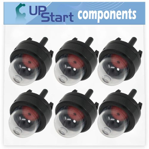 UpStart Components 6-Pack 530047721 Primer Bulb Replacement for Ryobi 320BVR (41AS320G034) Handheld Blower/Vacuum - Compatible with 12318139130 300780002 188-512-1 Purge Bulb