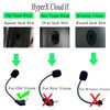 MICMXMO Replacement Microphone 3.5mm Boom Compatible with Kingston HyperX Cloud II, II Gaming Headsets Mic for PS4 PS5 Switch Mac PC