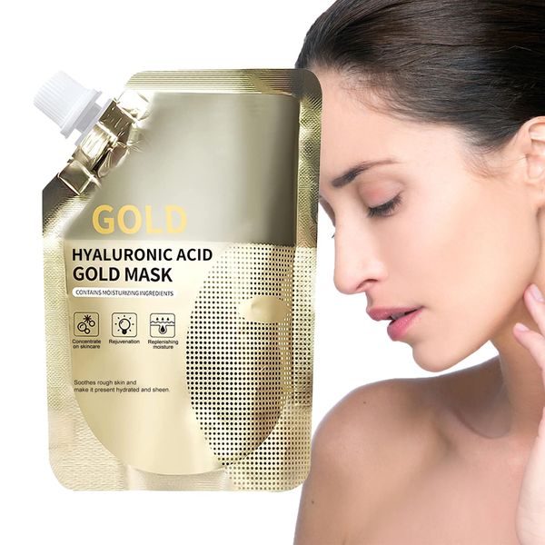 Retinol Schlangengift Goldmaske,Gold Maske,Schlangengift-Peptid-Goldmaske,Anti-Aging Gold Gesichtsmaske,Rejuvenating Gold Peel off Mask,Feuchtigkeitspendende für das Gesicht Straffend