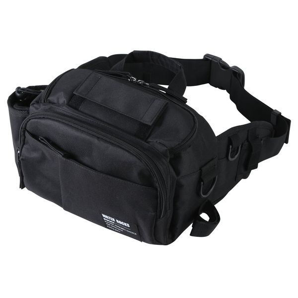 Water Rocks (uxo-ta-rokkusu) Mountain streams Bag Hip Bag II wrbk – 1076 – 01 Black