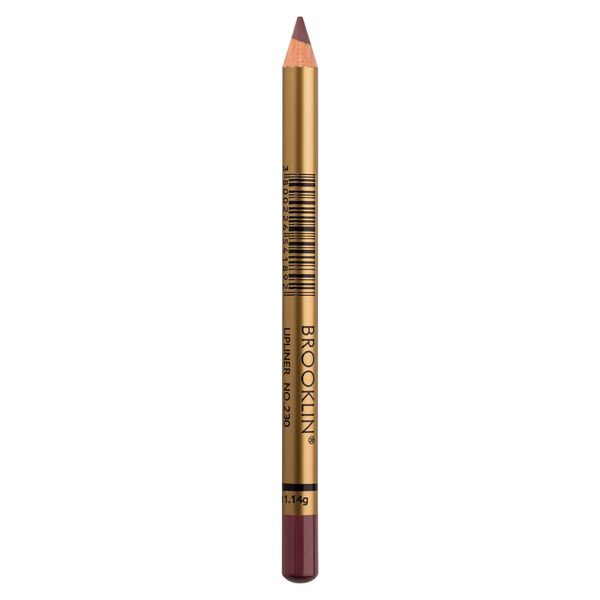 Impala | Brooklin Waterproof Lipliner Color 230 Black Grape Matt | Permanent Lip Liner | Waterproof Lip Liner | Long Lasting Lip Liner