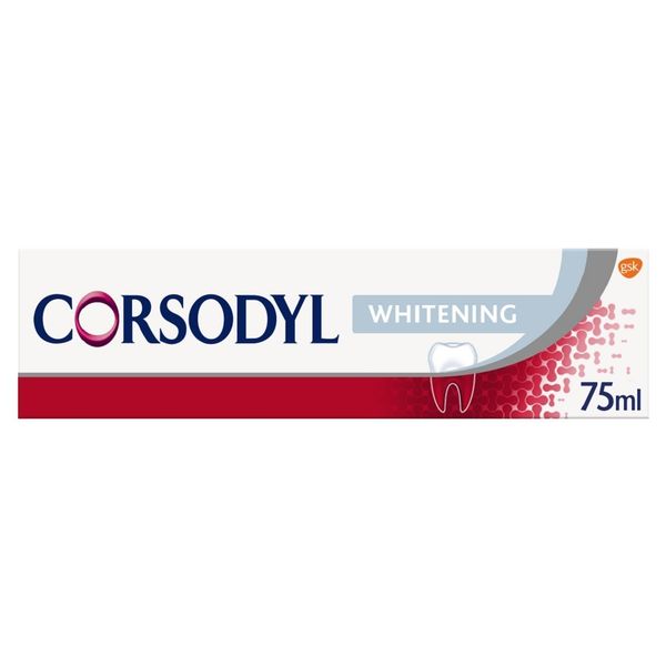 Corsodyl 75 ml Whitening Toothpaste