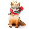 Conversation Concepts Fox Tiny Miniature One Christmas Ornament Gray - Delightful!