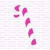 (13cm x 15cm) - Candy cane Stencil Template - Reusable Stencil with Multiple Sizes Available