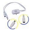 Qimoo 2Pcs Mini PIR Motion Sensor Switch, DC 5-24V 2A Infrared Activated Switch Controller for LED Strips & Wall Lamps, White