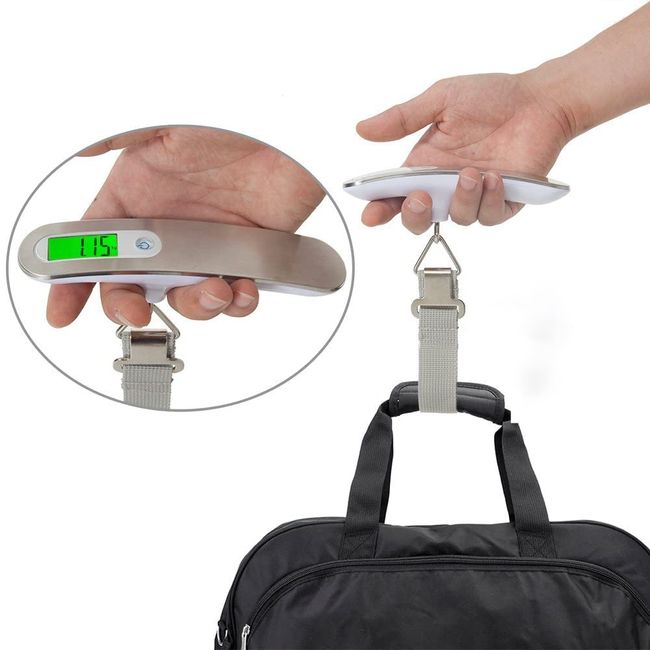 50kg/10g Digital Luggage Scale Electronic Portable Suitcase Travel