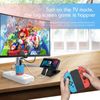 3 in 1 Mini Dock Station for Nintendo Switch Charger Docking Station Replacement