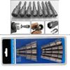 TMZ® 8pc 1/4" Hex Magnetic Nut Driver Socket Set Metric Impact Drill Bits 6 to 13mm Adapter