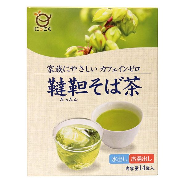 Nichikoku Seishi Soba Tea BT 5.6 oz (168 g) x 2 Decaffeinated Leaf