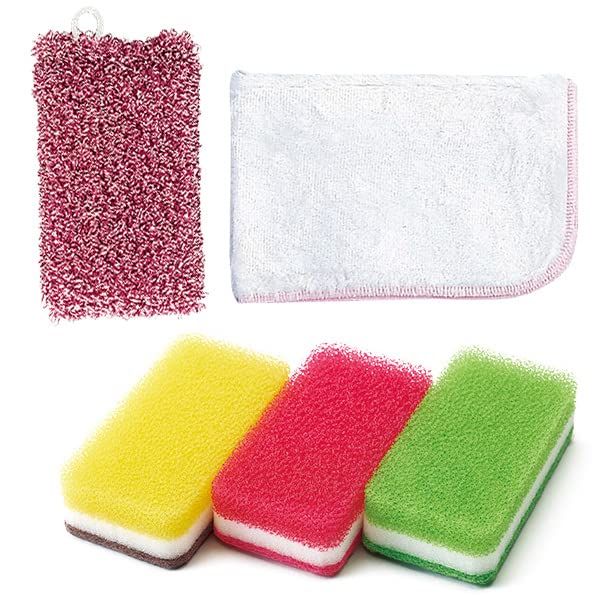 Duskin [Official] Kitchen and Bath Care Set, Kitchen, Bathroom, Kitchen Sponge