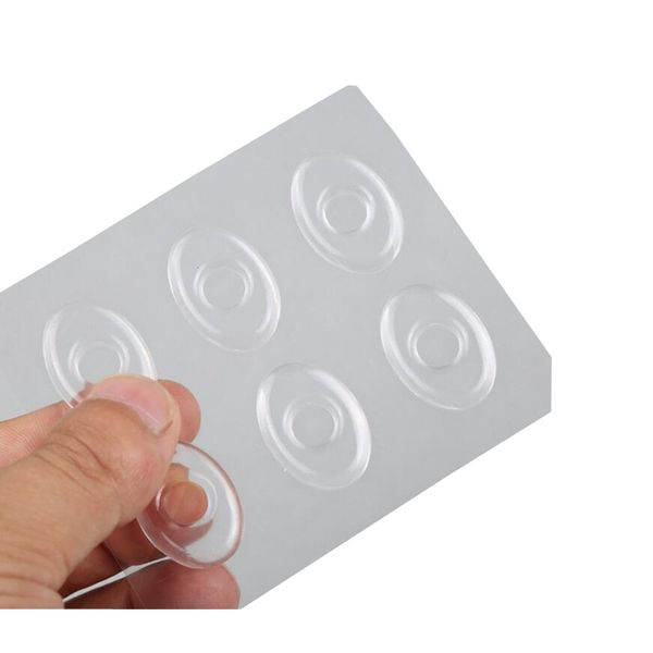 6 Blätter (36 STÜCKE) Klare Silikon Oval Fuß Schmerzlinderung Gel Pads Aufkleber Fußpflege Schutz für Frauen High Heel Fußpflege Schuheinlagen