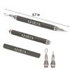 Professional Travel 2-in-1 Blackhead Remover and Comedone Extractor Tool with Pimple Lancet for Blemish and Acne Control, Surgical Steel, Safe on Nose, Face, Chin and Body