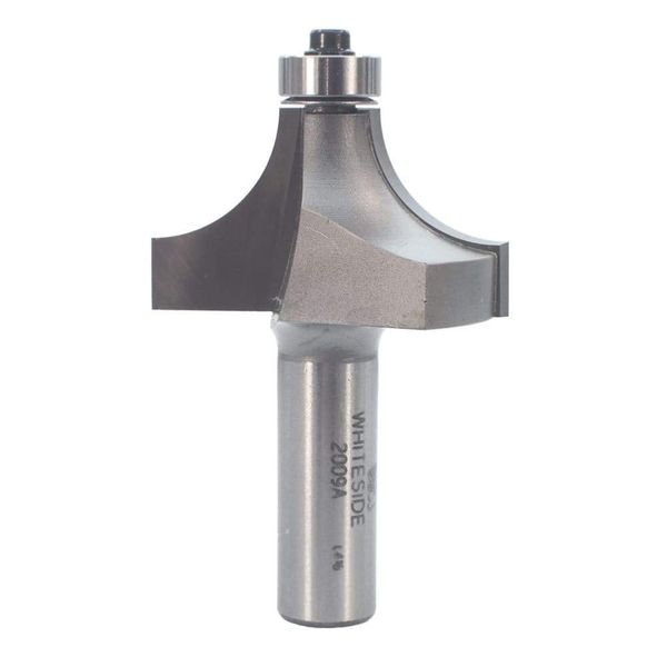 Whiteside Router Bits 2009A Round Over Bit with 5/8-Inch Radius, 1-3/4-Inch Large Diameter and 1-Inch Cutting Length