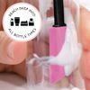 S&T INC. Makeup Spatulas, Large and Mini Spatula for Cosmetics and Skin Care, 2 Piece Set, Black/Pink