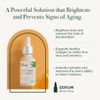 InstaNatural Vitamin C Face Serum, Brightens, Hydrates and Reduces Signs of Aging, with Vitamin C, Hyaluronic and Ferulic Acid, 1 FL Oz