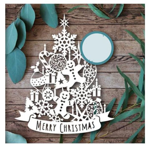 Frohe Weihnachten Stanzformen für Kartenherstellung, Frohe Weihnachten, Stanzschablonen für DIY, Scrapbooking, Fotoalbum, dekorative Prägepapier-Stanzformen für Kartenherstellung, vorgestanzt