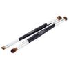Eye Brush Set – Double Ended Makeup Brushes by Impora London. Eyeshadow Tools for Blending, Defining, Smudging, Shading. Perfect for Travel.