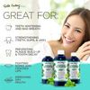 Dale Audrey Ayurvedic Organic Oil Pulling for Teeth and Gums | Refreshing Mint Flavored Oral Rinse Mouthwash | Essential Oils for Bad Breath | Whitening Teeth & Fresh Breath | (3 Pack,8oz)