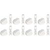 Ufixt Universal White Control Knobs for Ovens, Cookers and Hobs (Pack of 8)