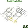 Dental Tartar Calculus Plaque Remover & Surgical Instruments Set 