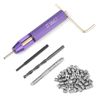 Thread Inserts for Metal, Stainless Steel Coiled Wire Helical Screw Thread Insert 50pcs M4 x 2D with Installation Tools Drill Bit Fasteners