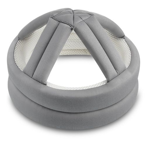Woanger 1 Pcs Anti Fall Elder Head Safety Helmet Thick Soft Protective Hat Adjustable Seniors Fall Prevention Head Protection Cap Breathable Elderly Helmet for Injury Shock Protection (Grey)