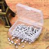 Outus 1/ 8 Inch Round Head Map Tacks Push Pins, 300 Pieces, White