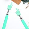 2 Pcs Telescopic Teachers Pointer for Classroom, Extendable Hand Pointer Finger Pointer Stick, Retractable Classroom Pointer for Elementary School Kindergarten Teacher, Classroom Supplies(Green)