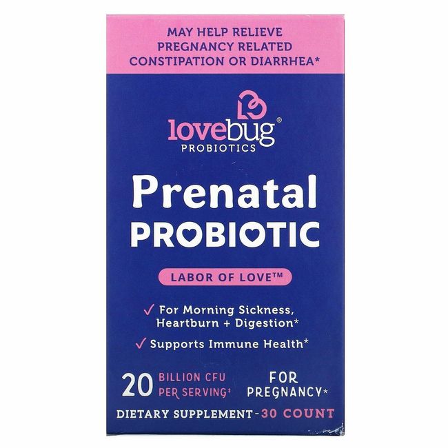 Prenatal Probiotic, 20 Billion CFU, 30 Count