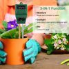 3 in1 Soil Tester Water PH Moisture Light Test Meter Kit For Plant Seeding Tool