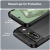 Aikcks for Google Pixel 8A Phone case, Shockproof, Scratch Resistant Carbon Fiber Jacket, Soft TPU,for Pixel 8A case (Black)