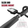 KOM Cycling Wahoo Elemnt Mount - Compatible with Multiple Wahoo Computers - Multiple Colors 24g Out Front Mount (White)