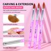Acrylic Nail Kit with Drill & U V Light - Complete Starter Set for Beginners With Everything (Red)