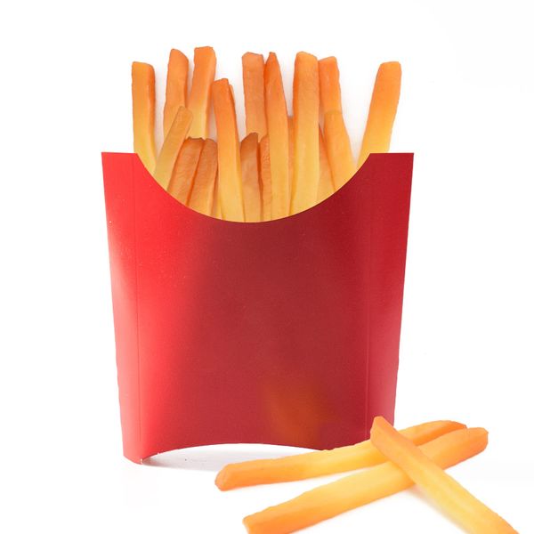 Hagao Fake French Fries Strip Shape Simulation Artificial Food Play Food Model Kitchen Decoration 15 pcs