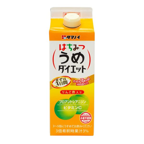 Tamanoi Vinegar Honey Plum Diet Concentrated Type, 16.9 fl oz (500 ml)