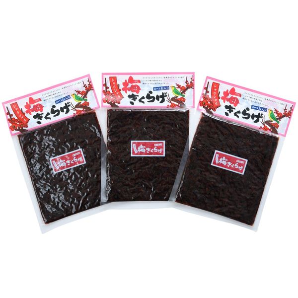 Oka Shoten Plum Wood Jellfish, 6.7 oz (190 g) x 3 Bags