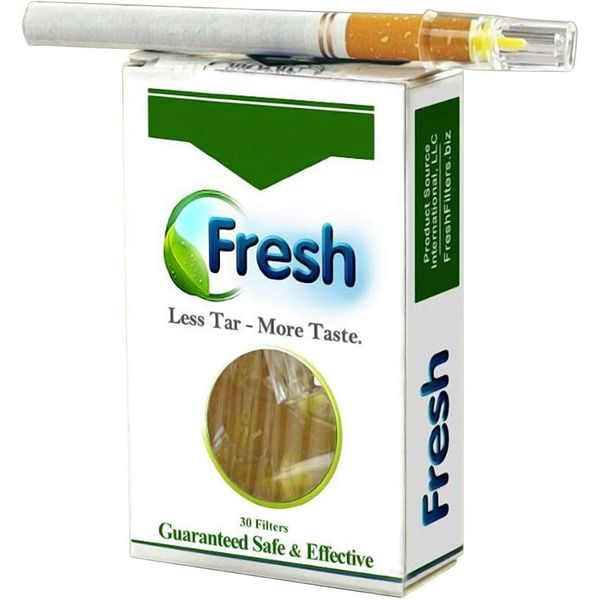 1 PK FRESH Cigarette Filters = 30 Filters - Takes the Nic Out & Blocks Tar