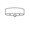 Elco Lighting ECFW 12V Flat Canopy with 50W Transformer