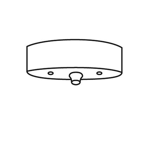 Elco Lighting ECFW 12V Flat Canopy with 50W Transformer