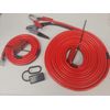 1GA 32FT Permanent Installation kit Jumper Battery Cables with QUICK-CONNECT Plug 32Ft Booster Jump-Start