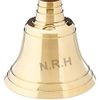 Solid Brass Wooden Handle Bell School & Dinner Classice Bells Nautical Gift Item