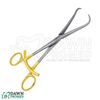 Bone Reduction Forceps 8" Curved Pointed Tips Gold Plated Orthopedic German Gr