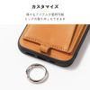 HanaRo iPhone16 Brown iPhone 16 Case Strap Set Shoulder Belt Pocket Smartphone Case Smartphone Case