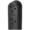 Pro Elec EXTENSION TOWER 10-GANG + NEON, BLACK