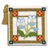 Textile Heritage Needle Case Counted Cross Stitch Kit - Mediaeval Garden