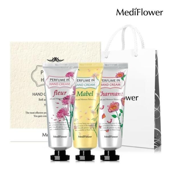 [Mediflower] Perfume in Hand Cream 3-piece set