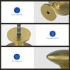 LONTAN 20 Pack Gold Drawer Knobs Round Cabinet Knobs Brushed Brass Door Knobs Cupboard Knobs Kitchen Cabinet Hardware Gold knobs for Dresser Drawers