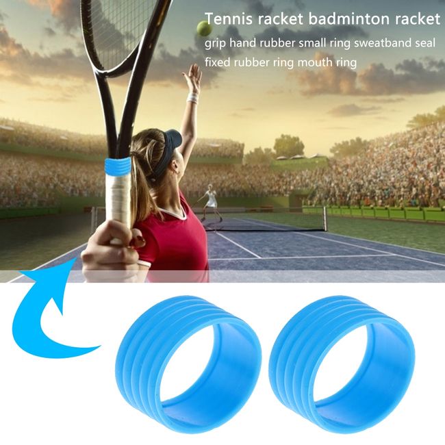 5PCS TENNIS RACKET Handle Ring Badminton Racquet Grip Band