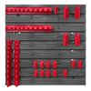 20-Piece Tool Rack Assortment Tool Wall Tool Holder Wall Shelf Workshop Red